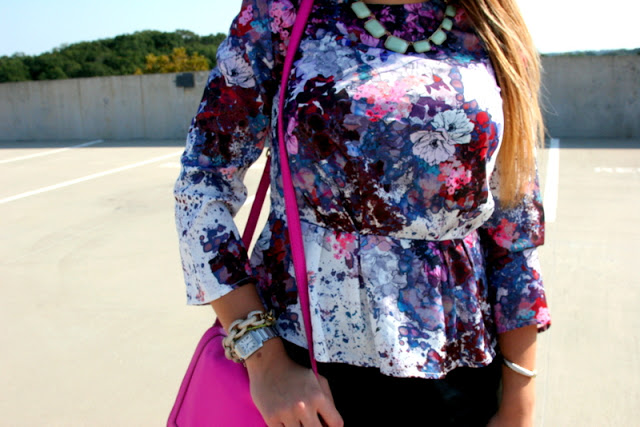{floral+peplum}