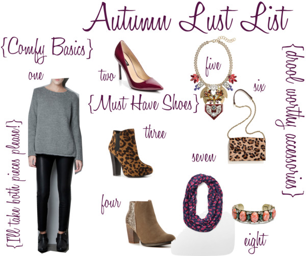 {My Friday's Fancies: Autumn Lust List}