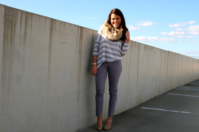 {stripes + polka dots}