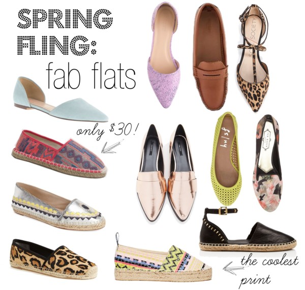 spring fling: fab flats