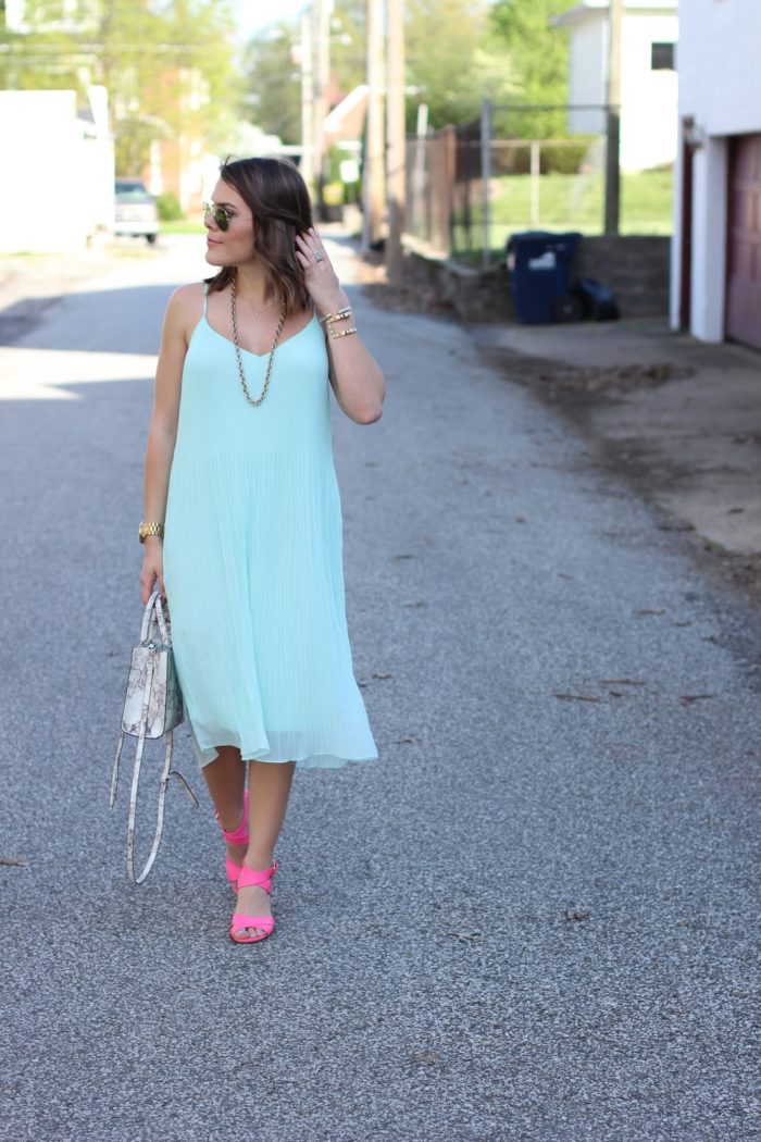 neon pink is mint to be