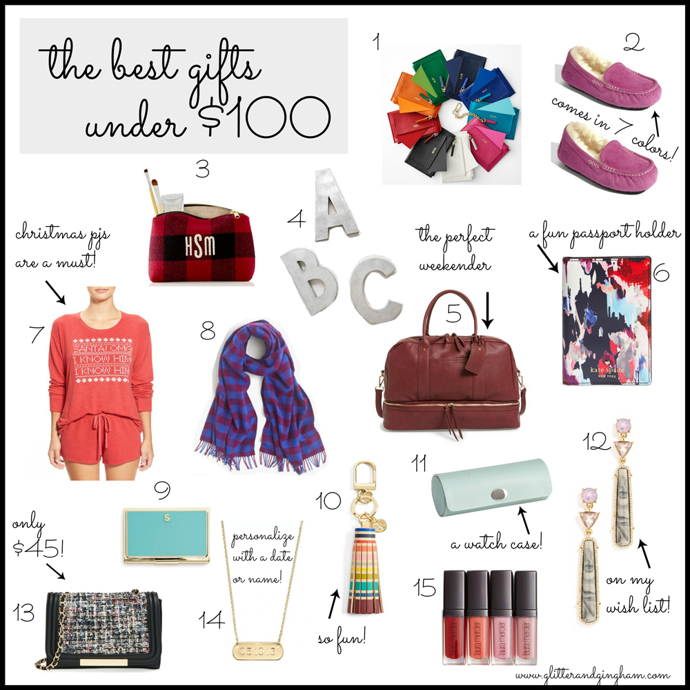 Holiday Gift Guide Vol. 1 Best Gifts Under 100 Glitter & Gingham