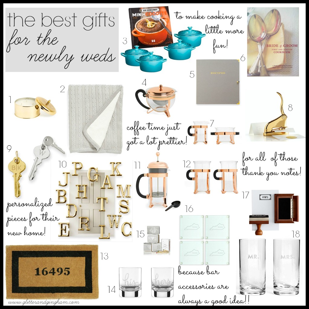 The Best Gifts For Newlyweds - Glitter & Gingham