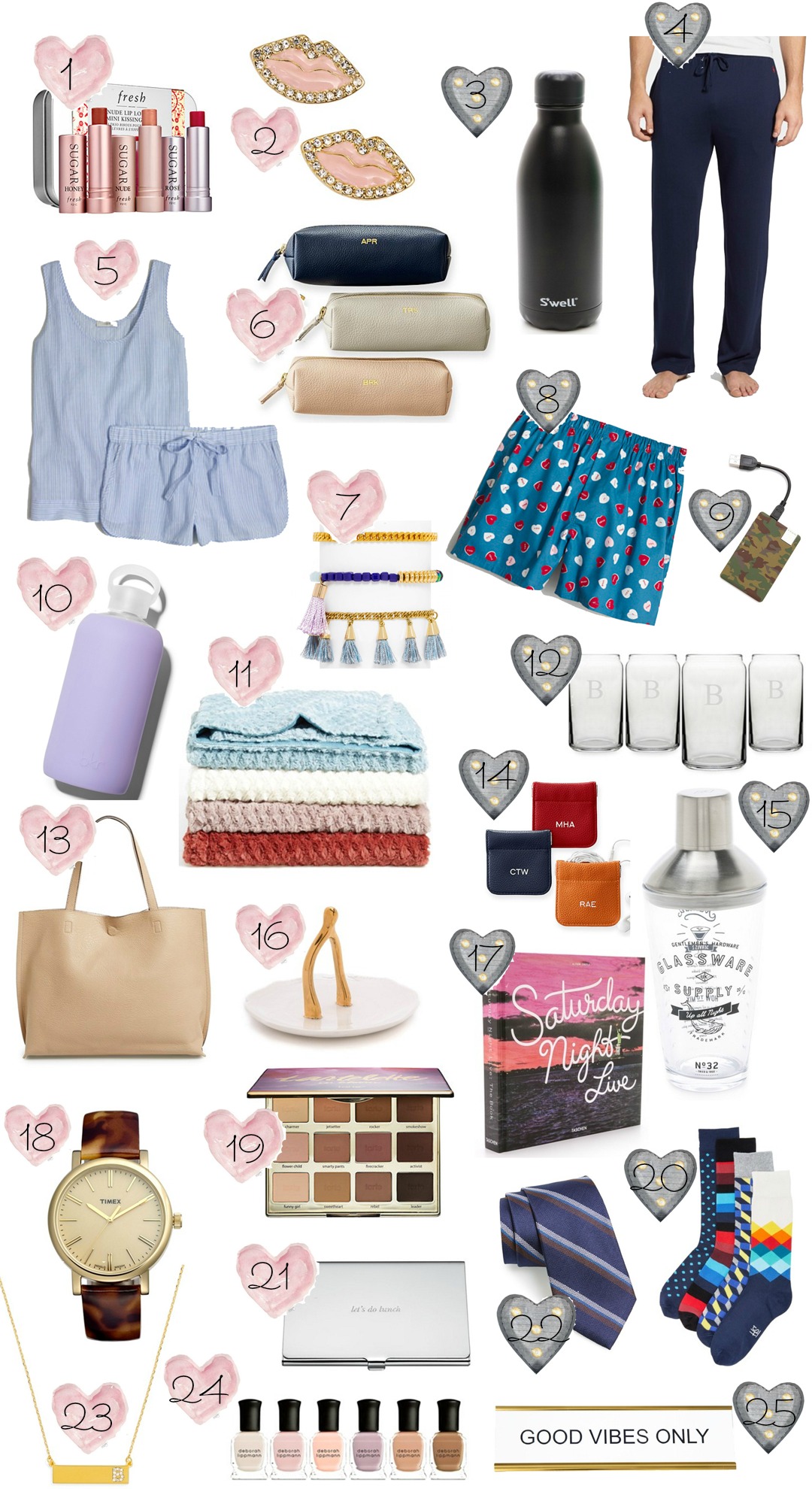 Gifts Under $50:: for Him & Her - Glitter & Gingham