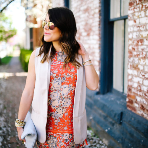 Spring Style: Urban Outfitters Dress, Steve Madden Shoes, GiGi New York Clutch