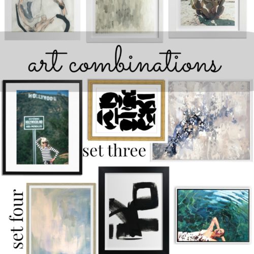 Art Combinations: home decor inspiration