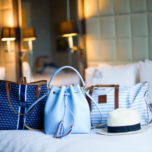 Atlanta Travel Diaries on Glitter & Gingham // my favorite travel bags, Henri Bendel, Barrington Gifts, panama hat