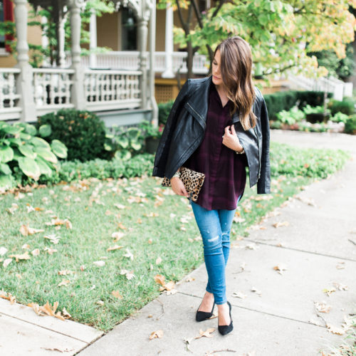 LOFT Plaid Tunic