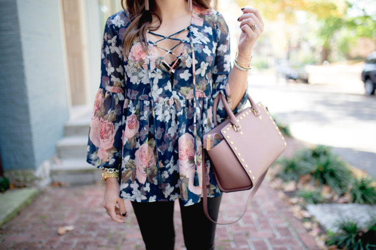 Lace Up Top