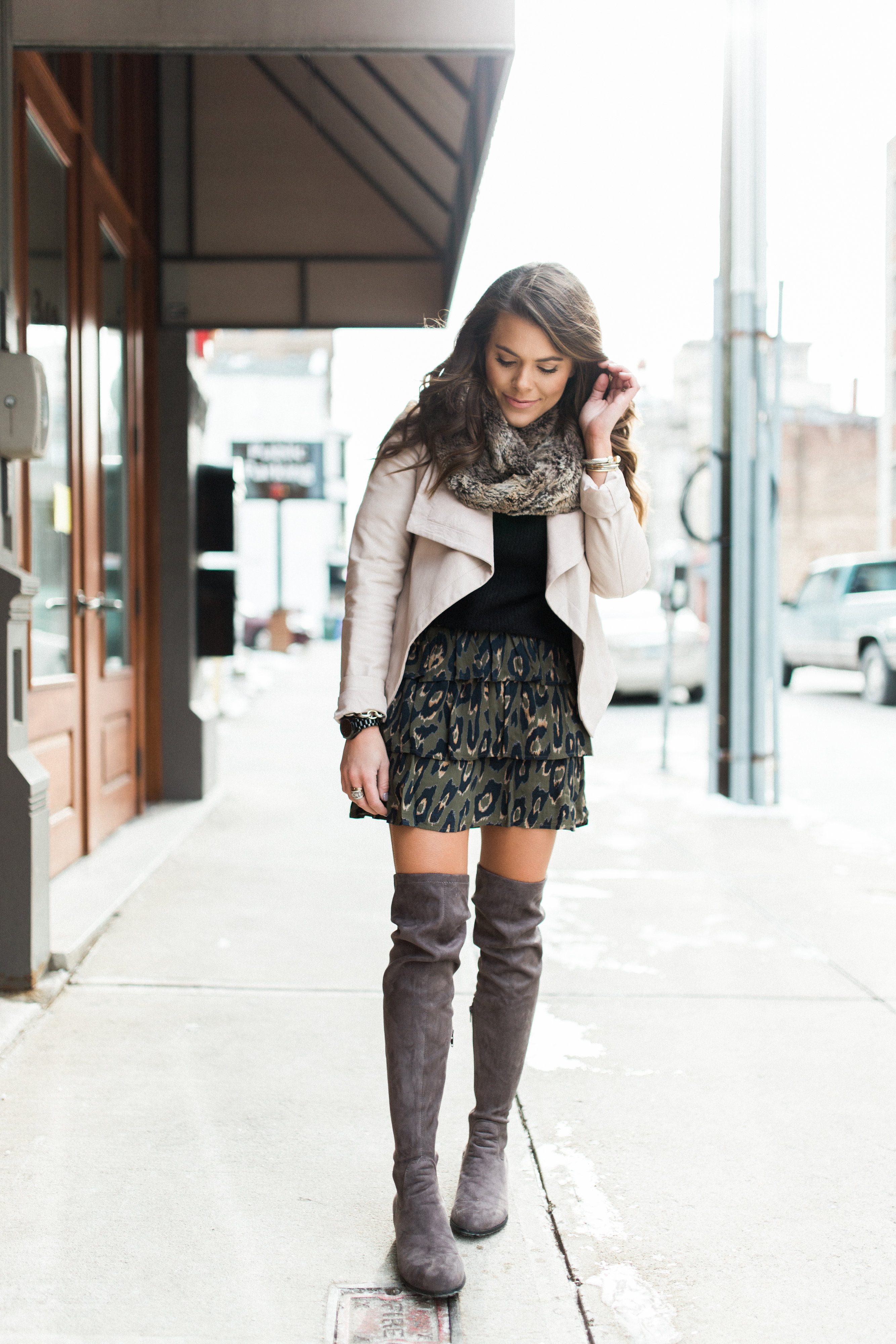 leopard skirt love - Glitter & Gingham