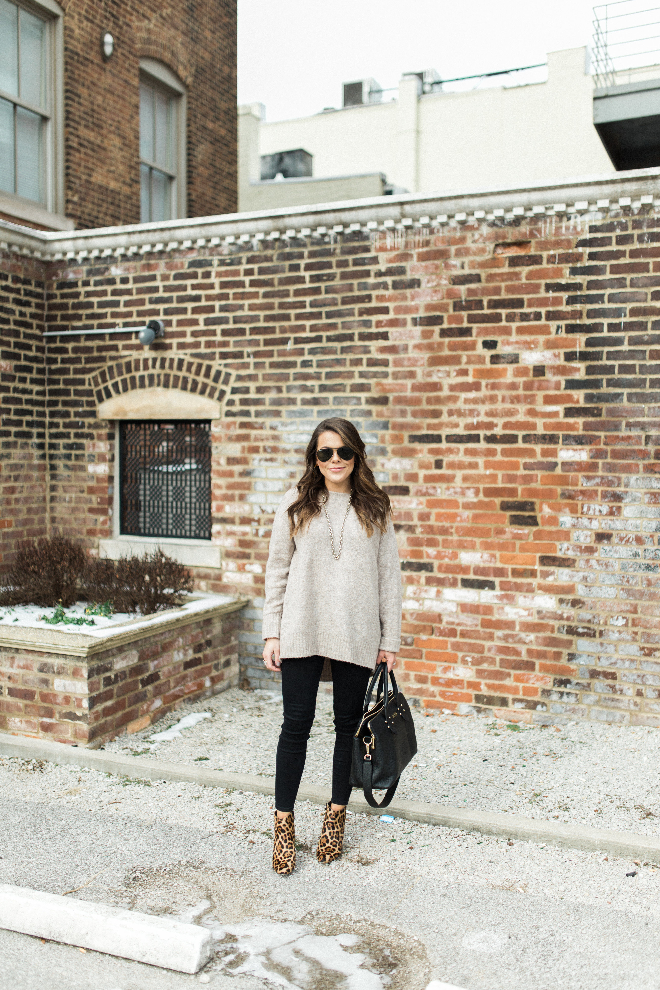 how to style an oversized sweater - Glitter & Gingham