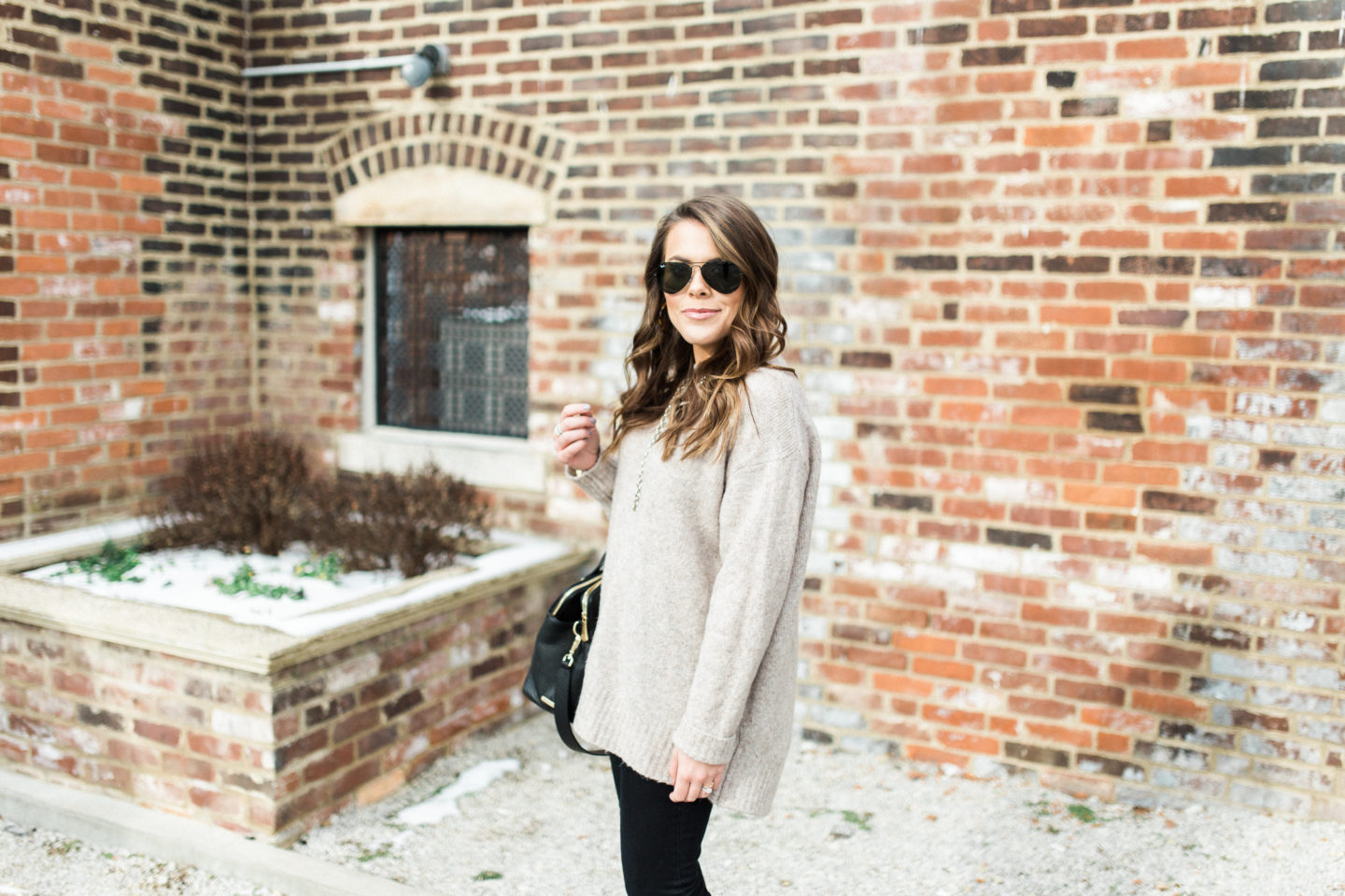 how to style an oversized sweater - Glitter & Gingham