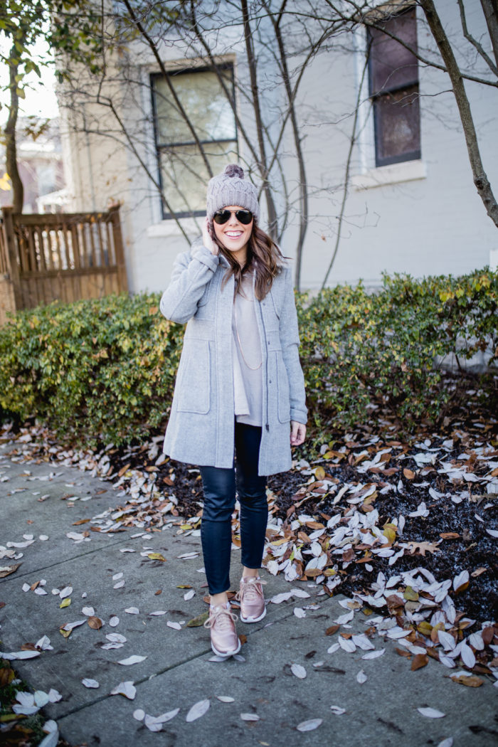 A Winter Must Have : A Grey Coat