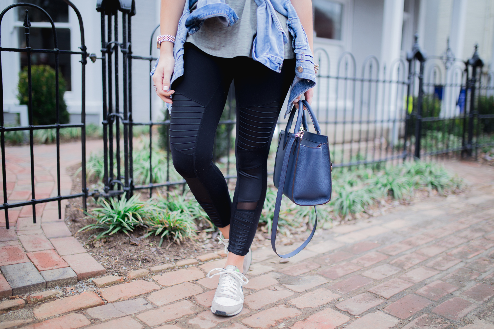 moto leggings take two - Glitter & Gingham