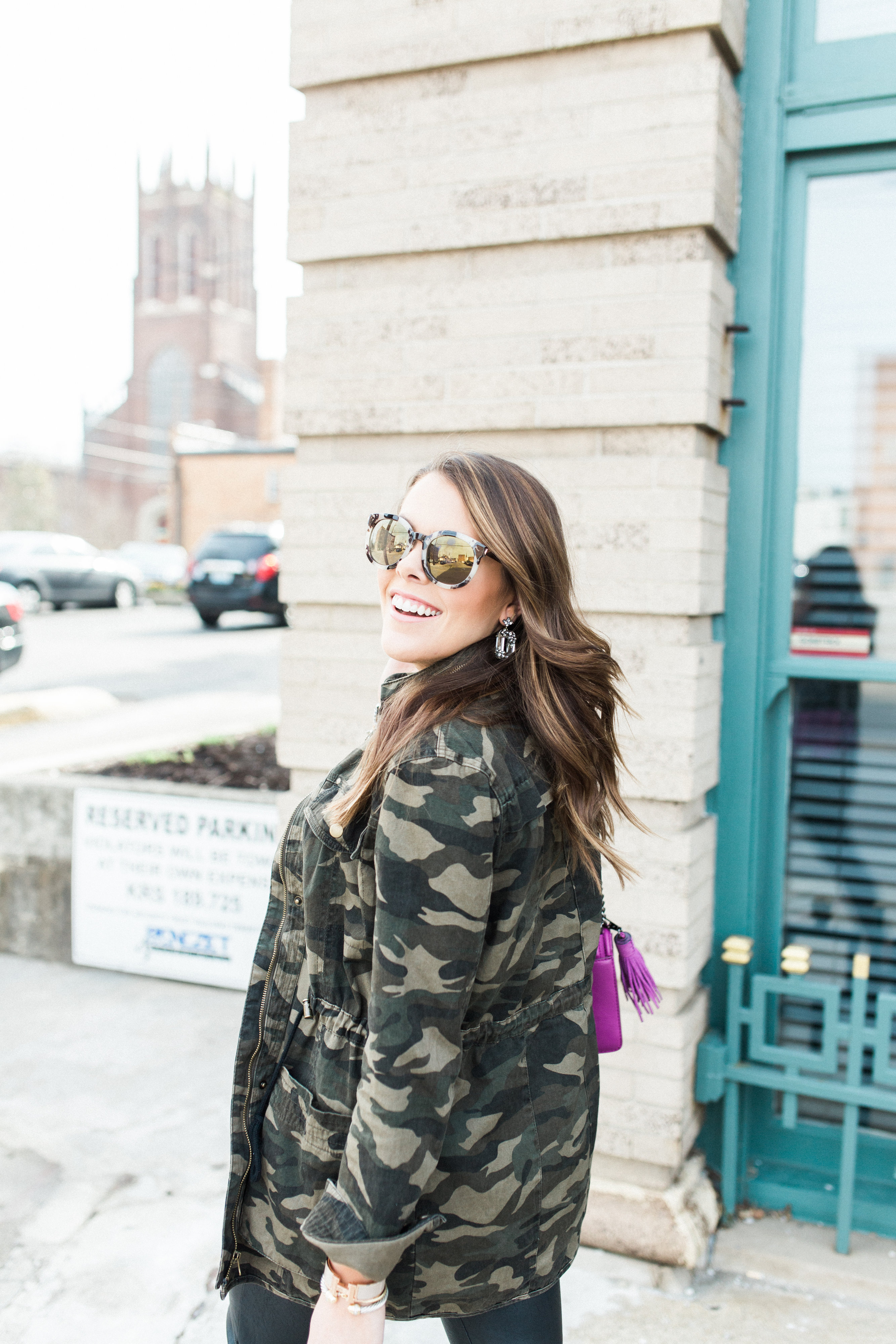 camo jacket love - Glitter & Gingham