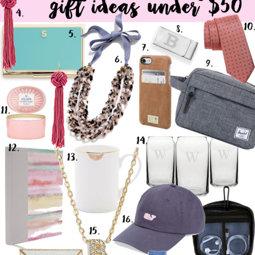 Valentines Day Gifts Under 50! Budget friendly VDay gift ideas for him & her ft. Nordstrom, Mark & Graham, J. Crew, Kate Spade, Anthropologie
