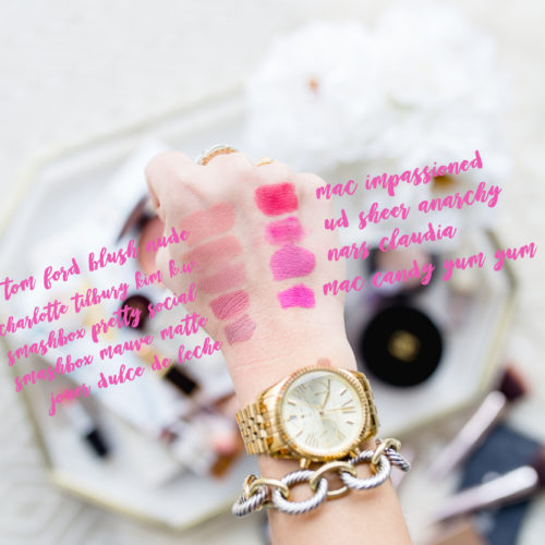 Best Pink Lipsticks for spring ft. Nordstrom // spring beauty trends