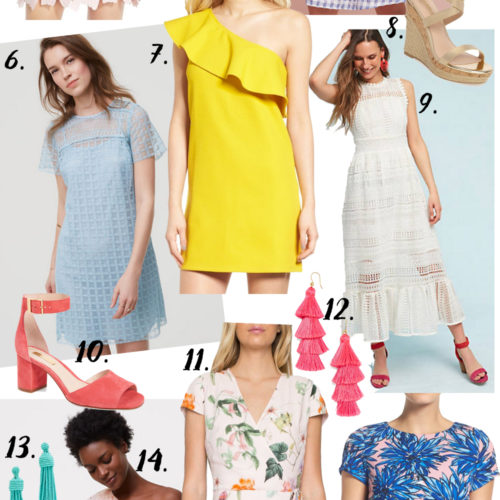 Best Easter Dresses Under $200 via Glitter & Gingham // Nordstrom, LOFT, Anthropologie