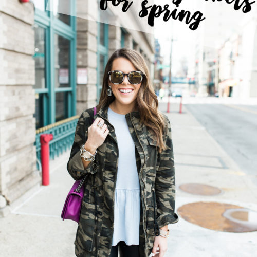 Must Have Jackets for Spring via Glitter & Gingham