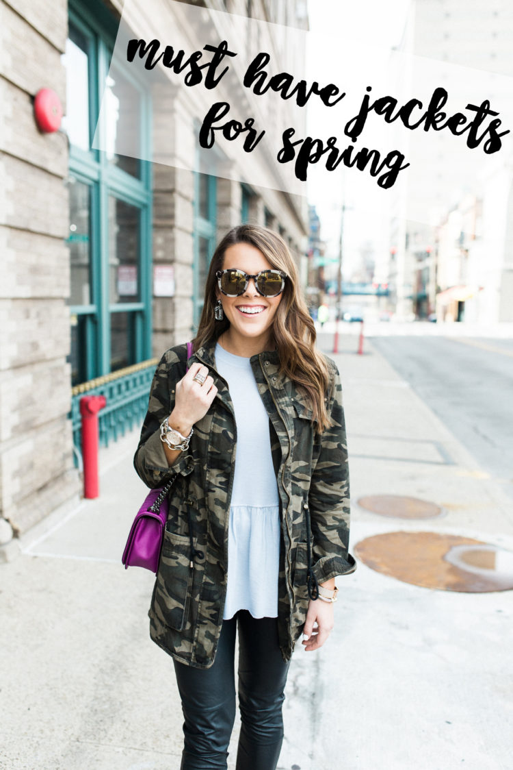 Must Have Jackets for Spring via Glitter & Gingham