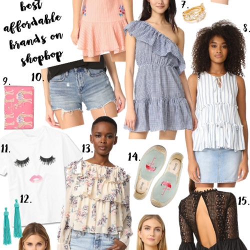Most Affordable Shopbop Brands // how to shop on shopbop on a budget // budget shopping // spring style // under $100 buys on shopbop