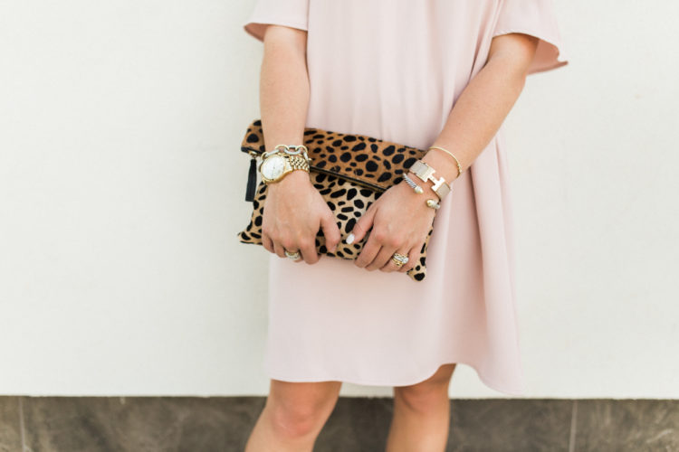 Spring Dresses from Nordstrom // Pink Off the shoulder dress