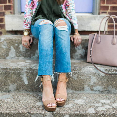 Best Boyfriend Jeans / Platform Sandals