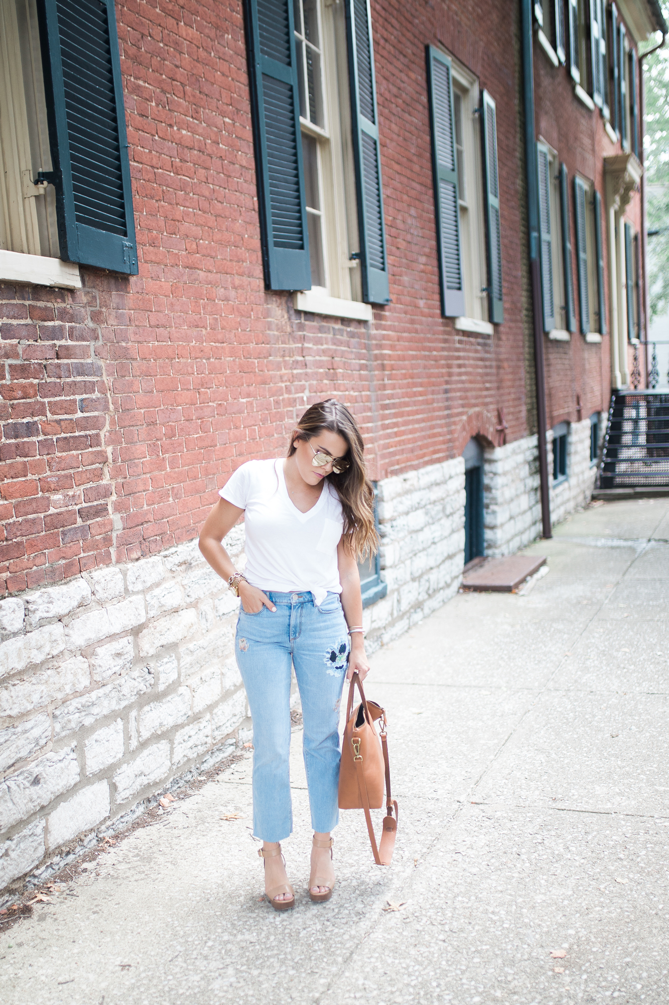 loft embroidered jeans