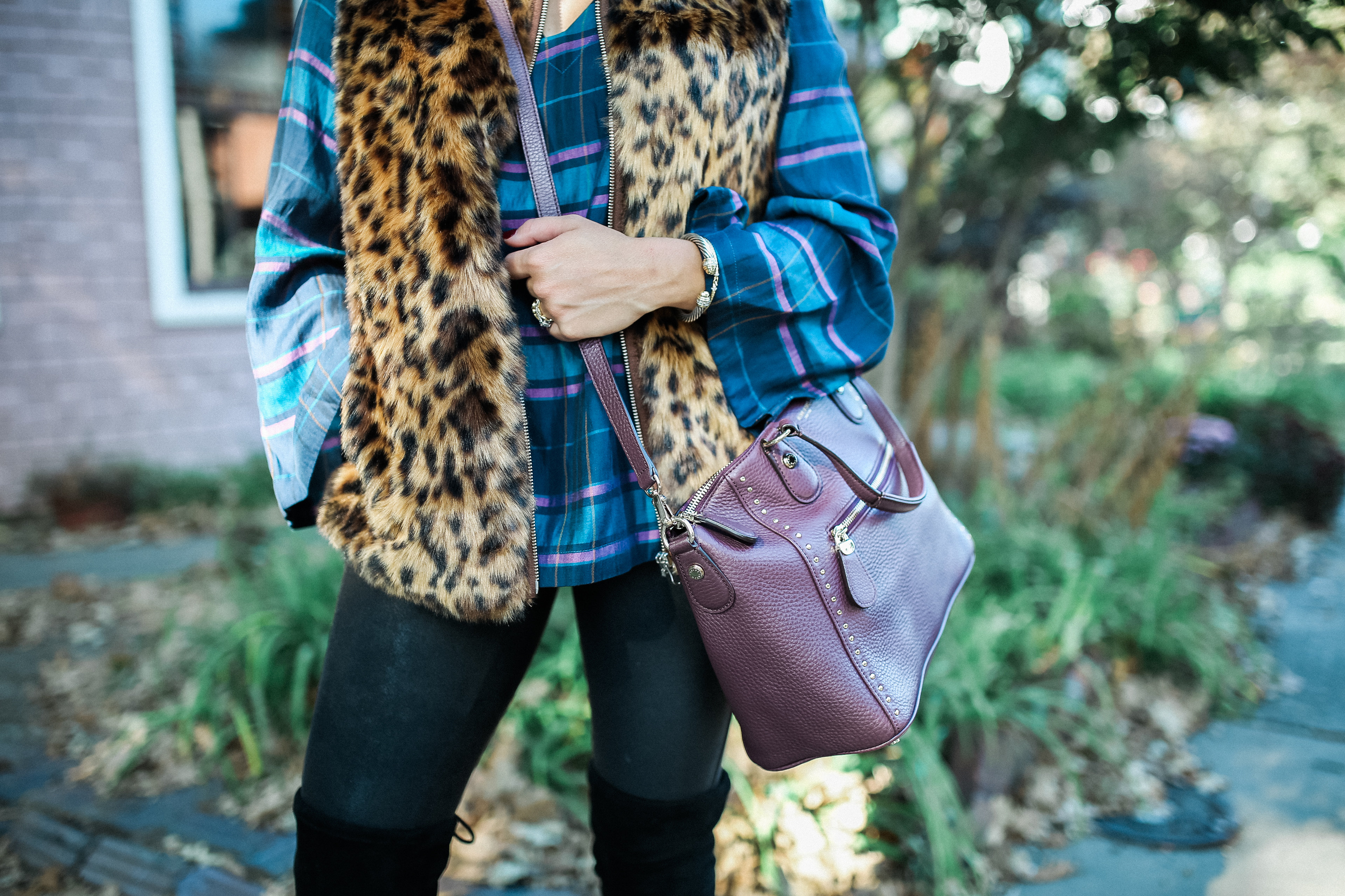 Fall Outfit Inspiration / Leopard Vest 