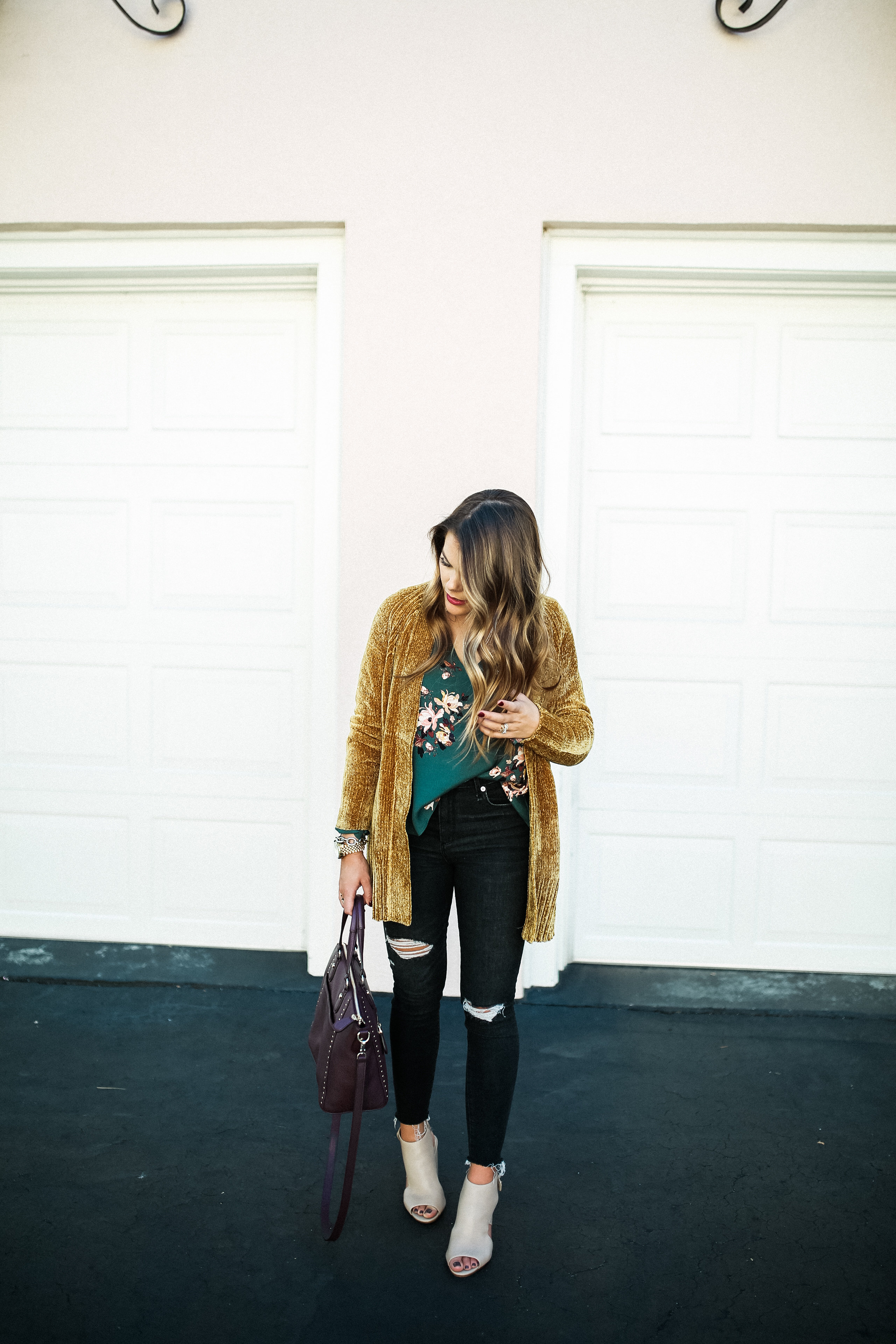 Must Have Sweaters For Fall / Fall Floral Blouse 