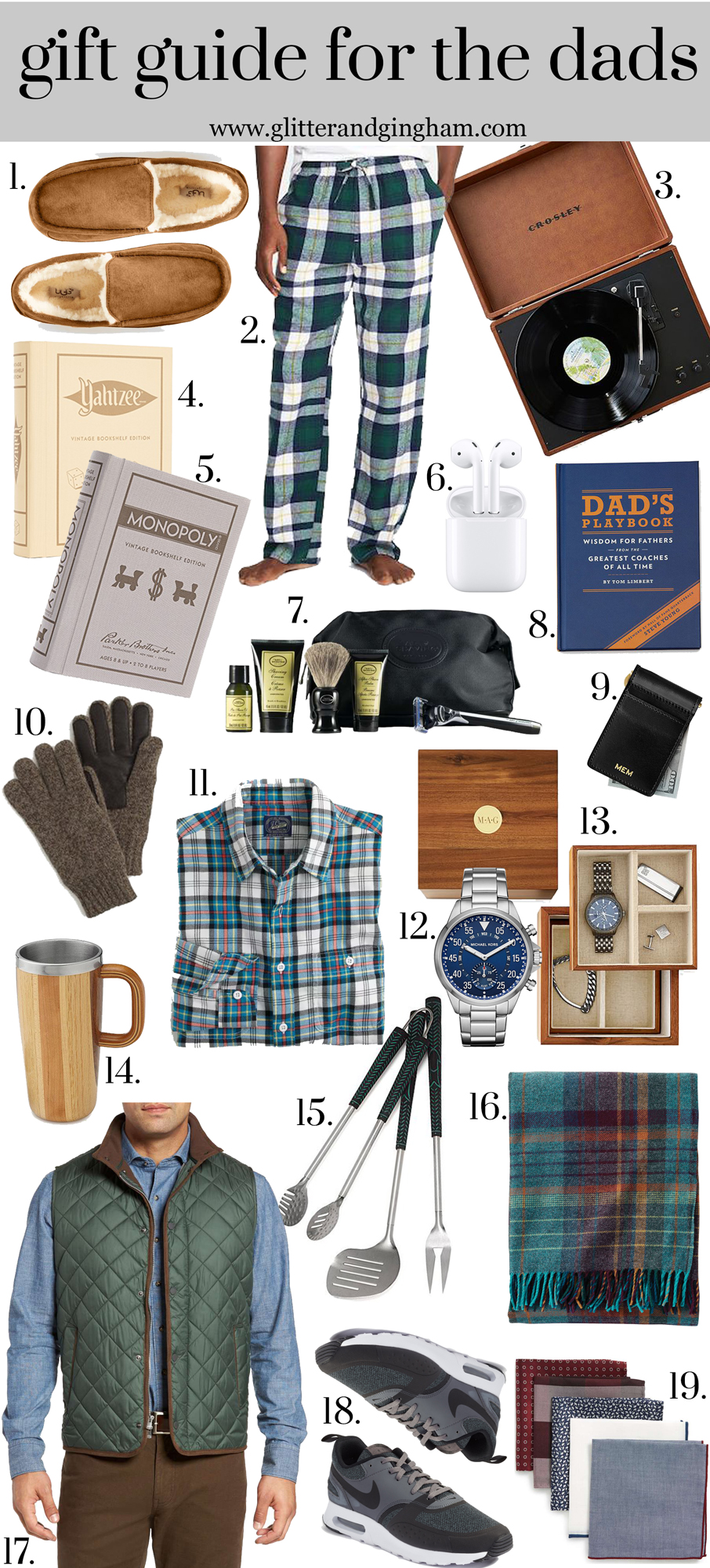 Gift Guide for you Dad / Holiday gift ideas for dads, father in laws, new dads, etc. 