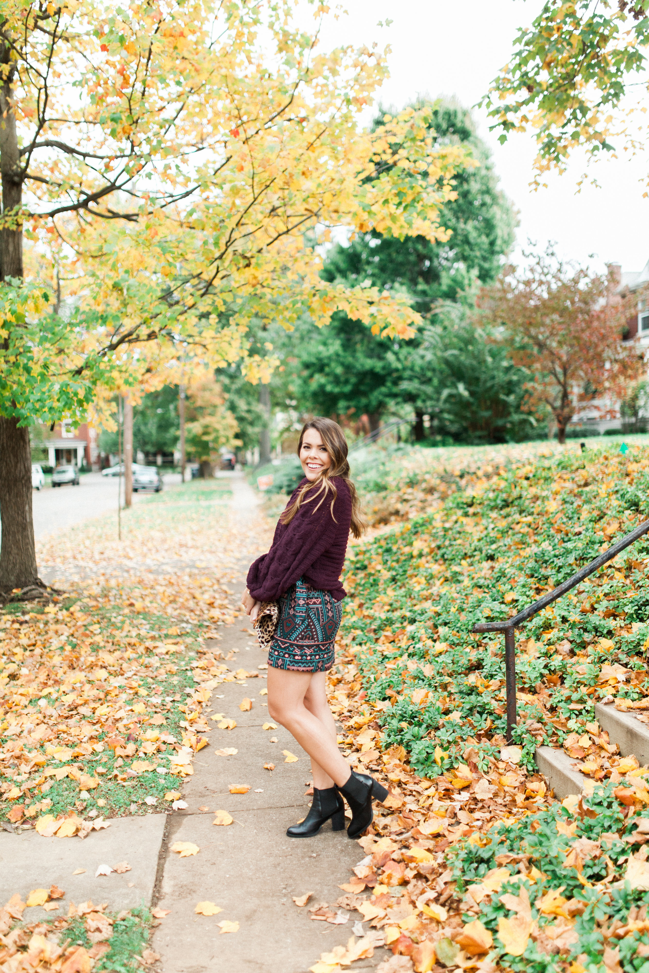 Cable Knit Chenille Sweater / Wrap Skirt for fall 