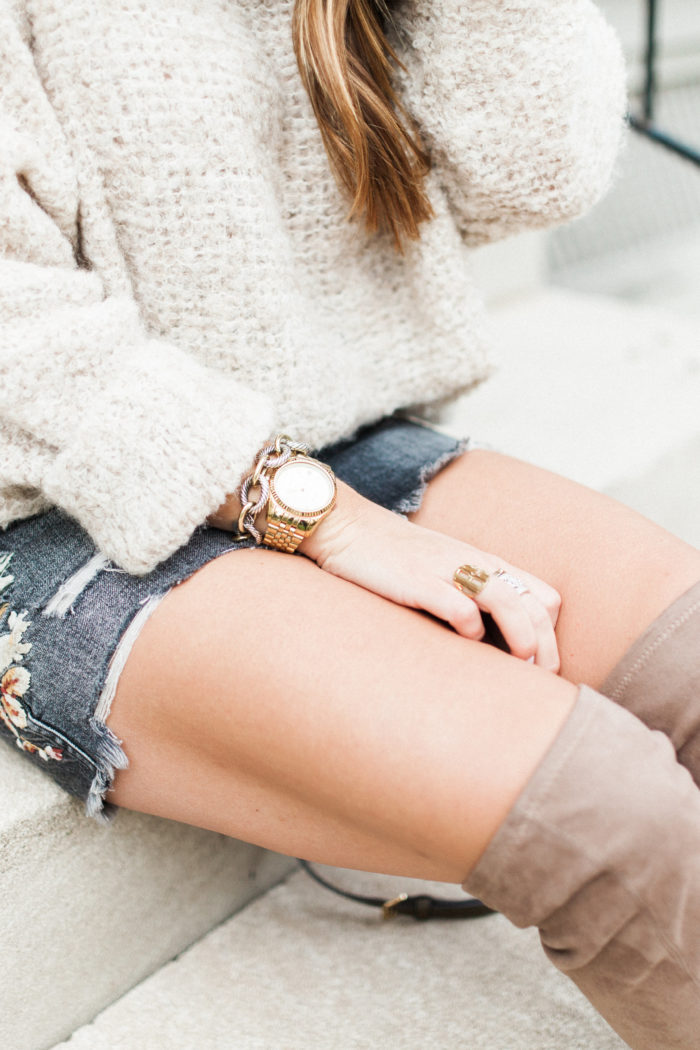 a denim skirt for fall