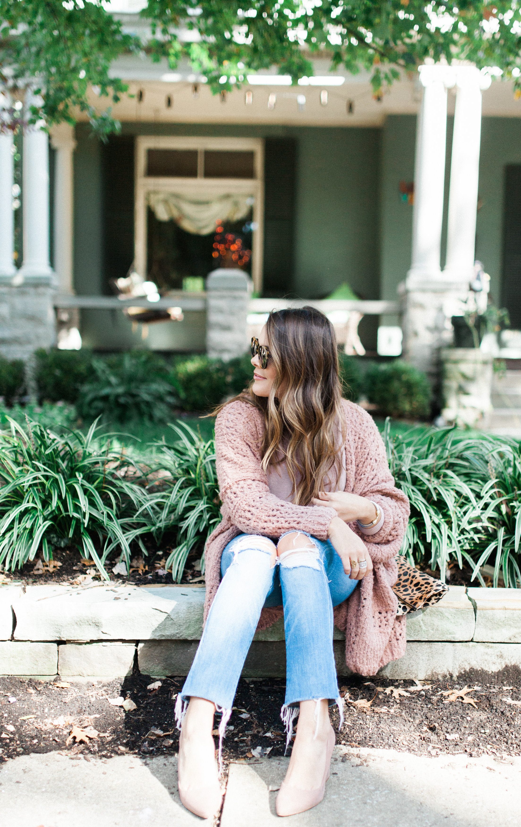 Free People Cardigan / Fall Outfit Idea 