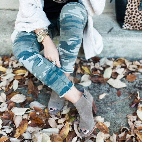 Camo Pants / Fall Outfit Idea