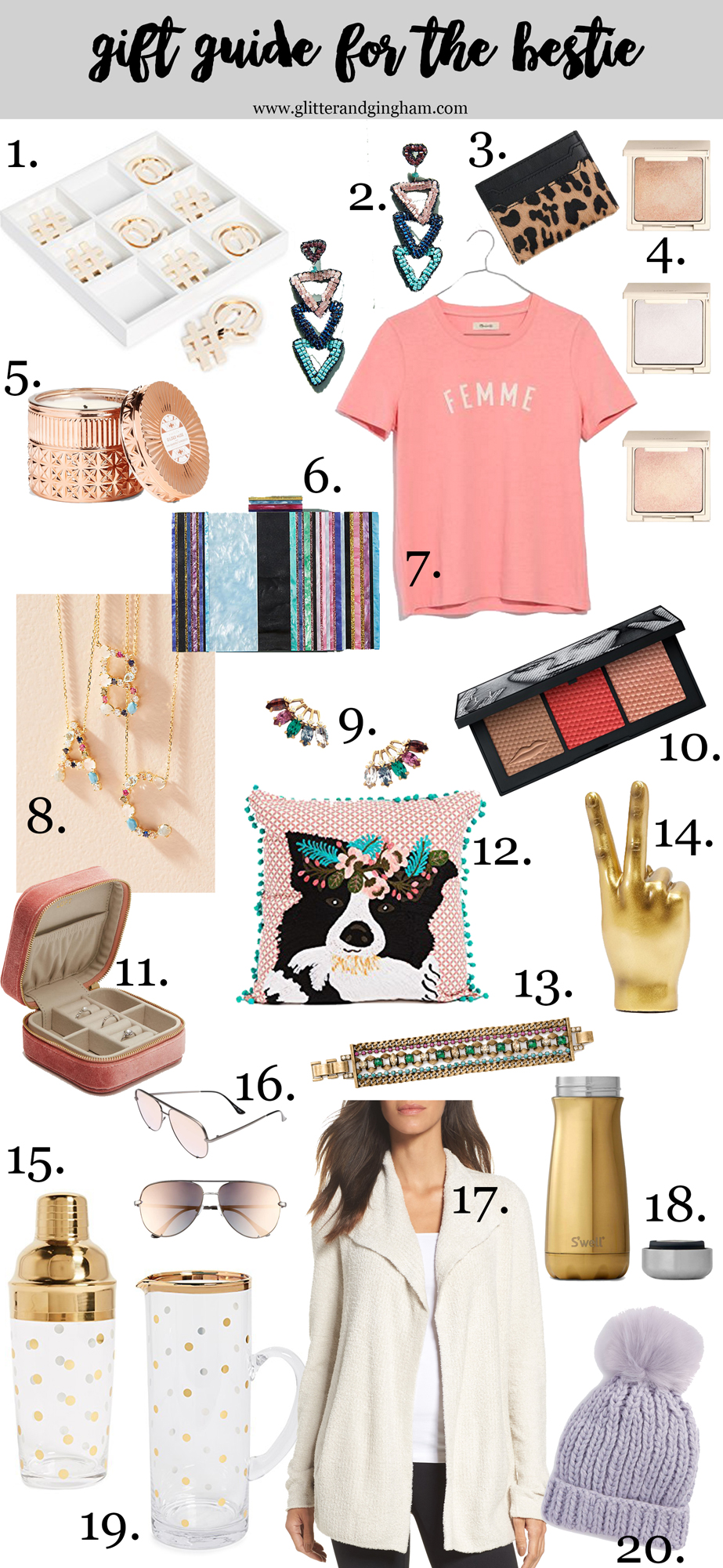 Holiday Gift Guide for Her / Gift Ideas for your bff