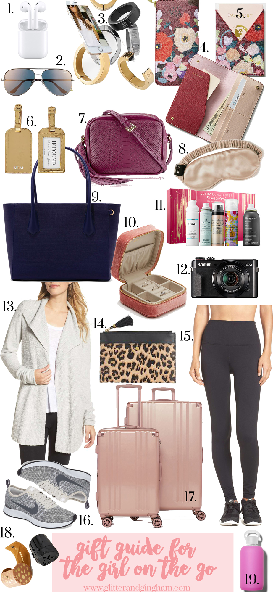 Gifts for the traveler / gifts for girl on the go