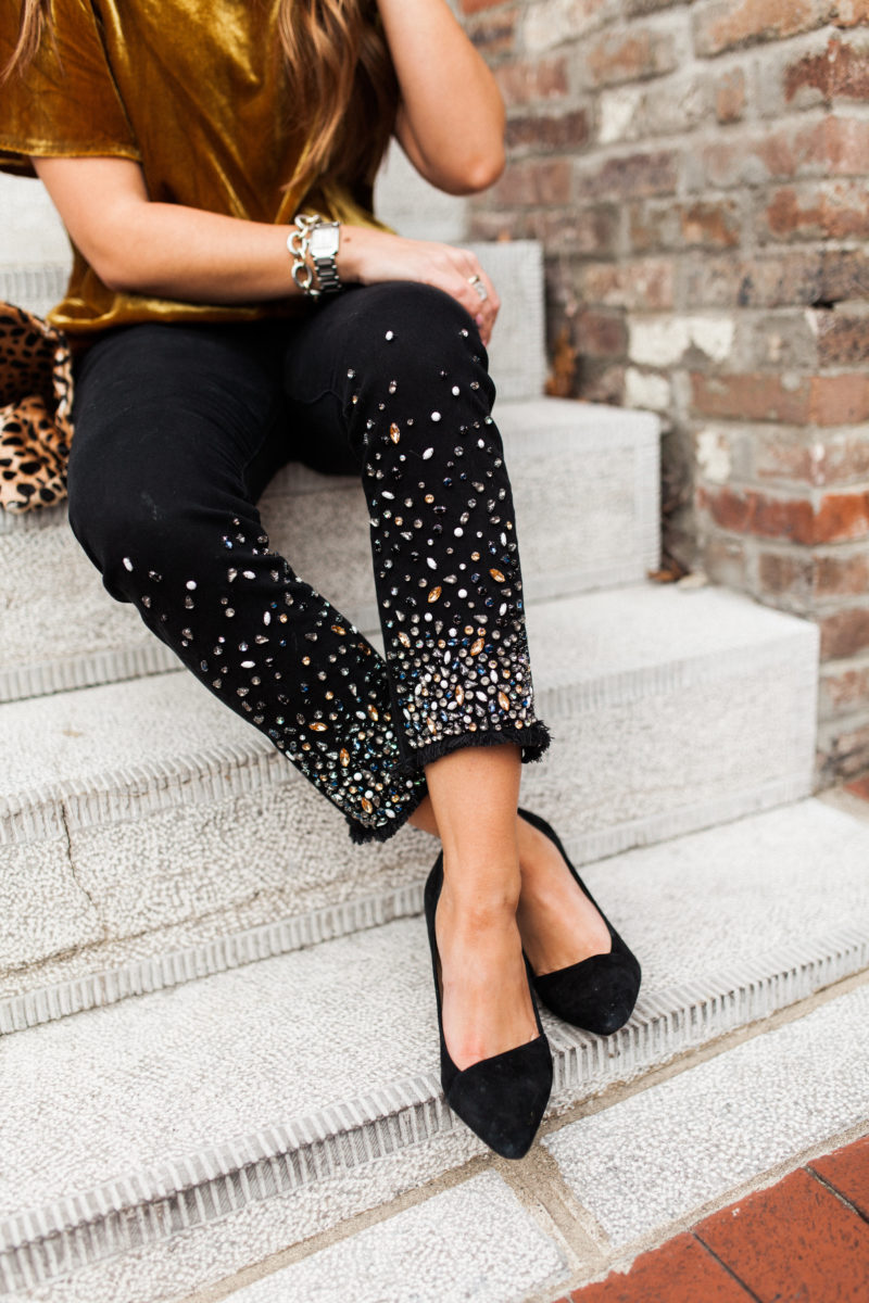 jewels on my jeans - Glitter & Gingham