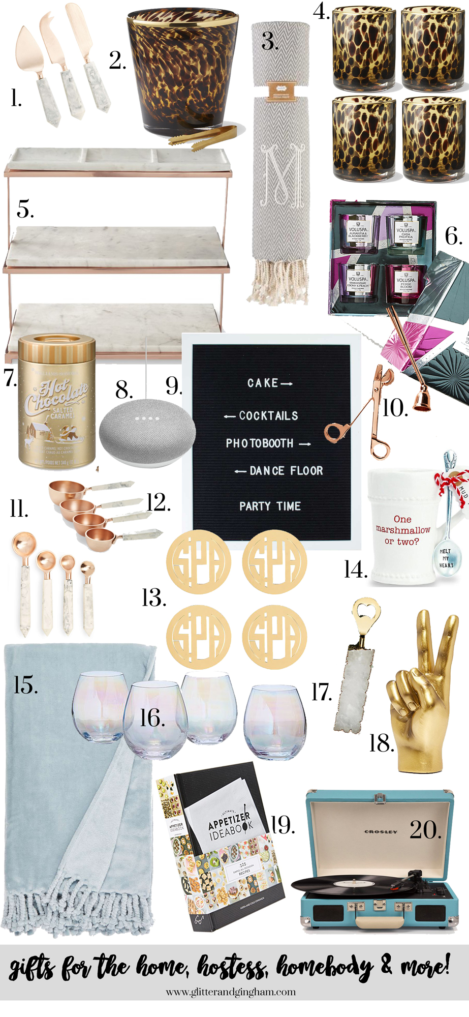 Holiday Gifts for the home / hostess gifts 