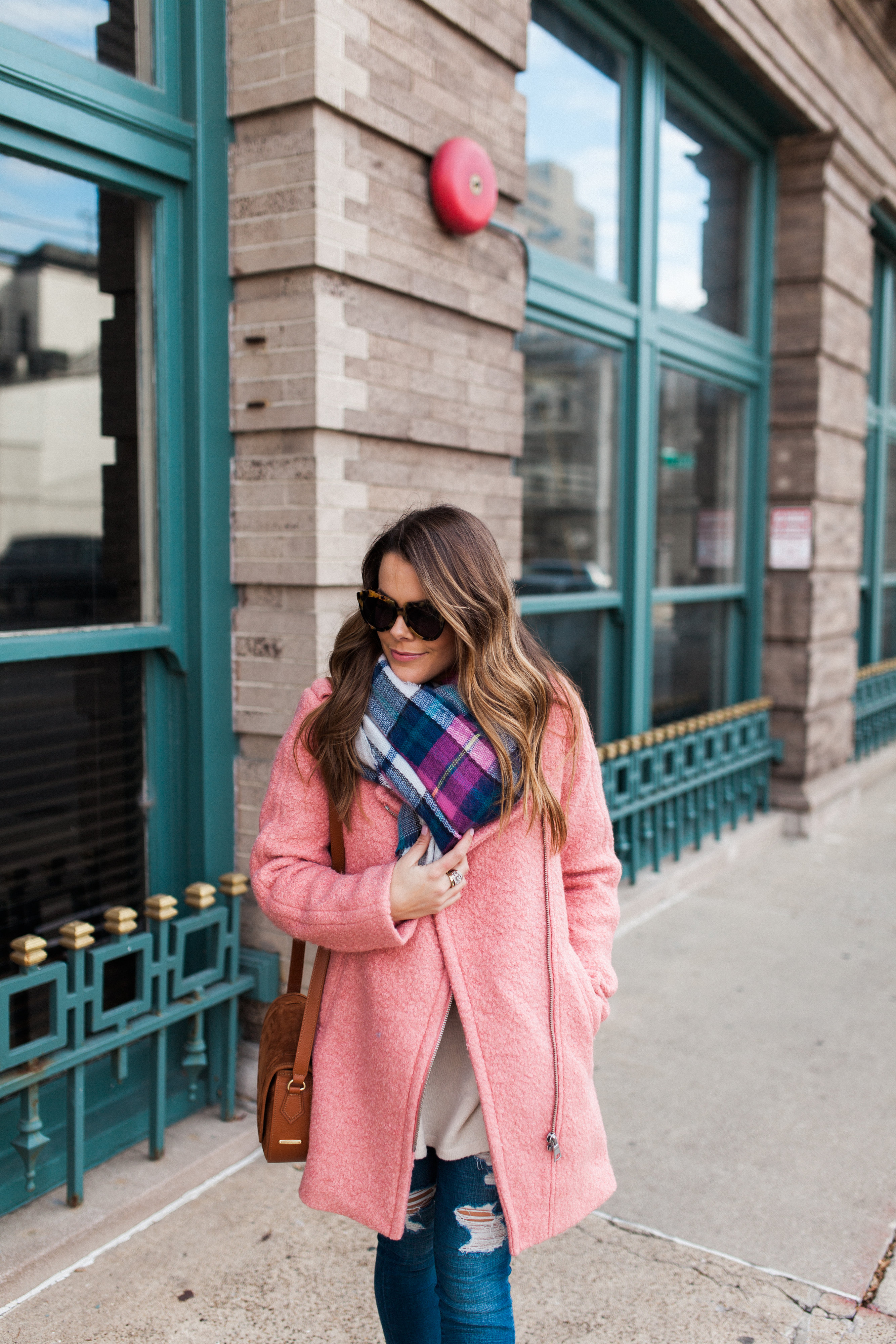 How to style a colorful coat 