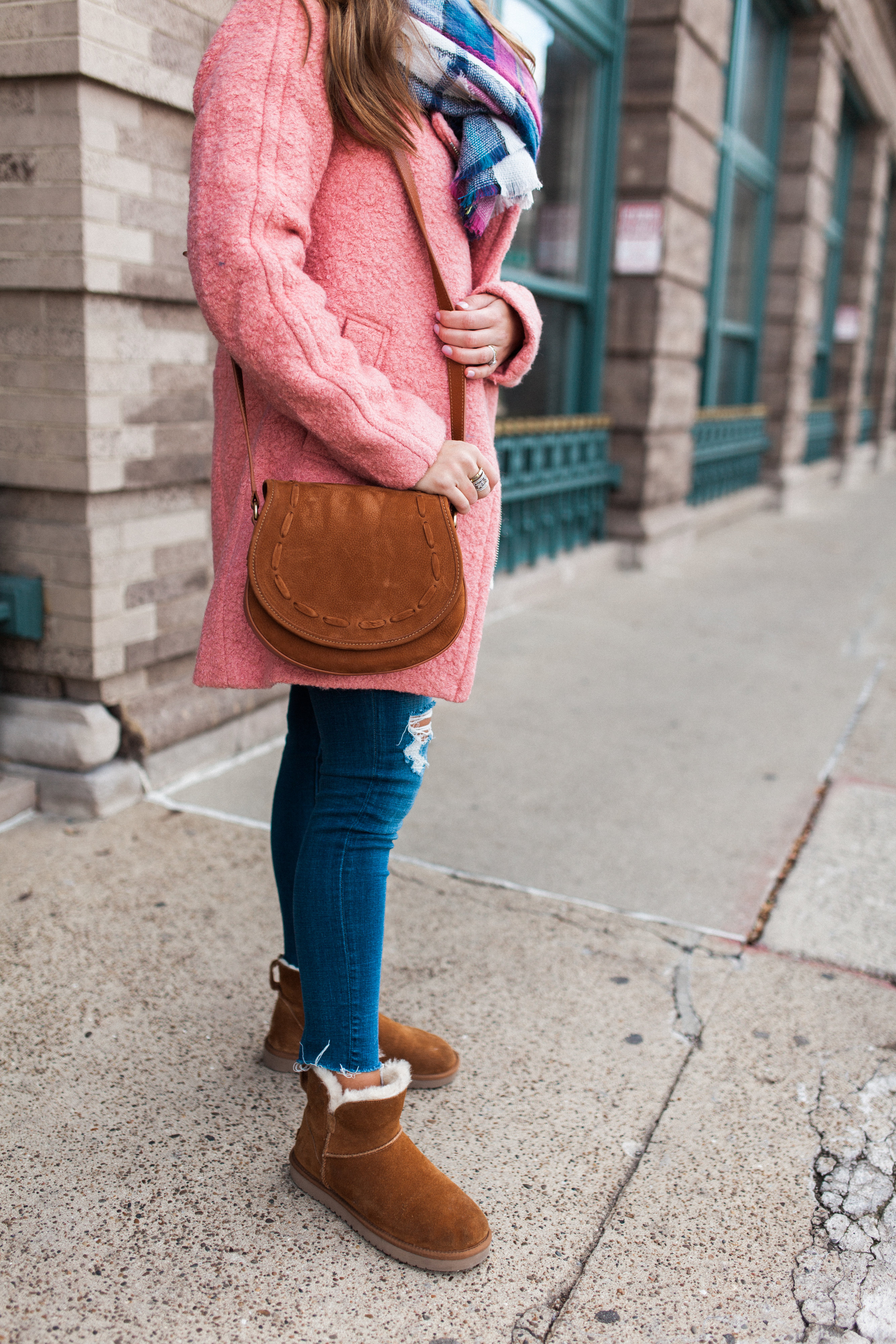 How to style a colorful coat 