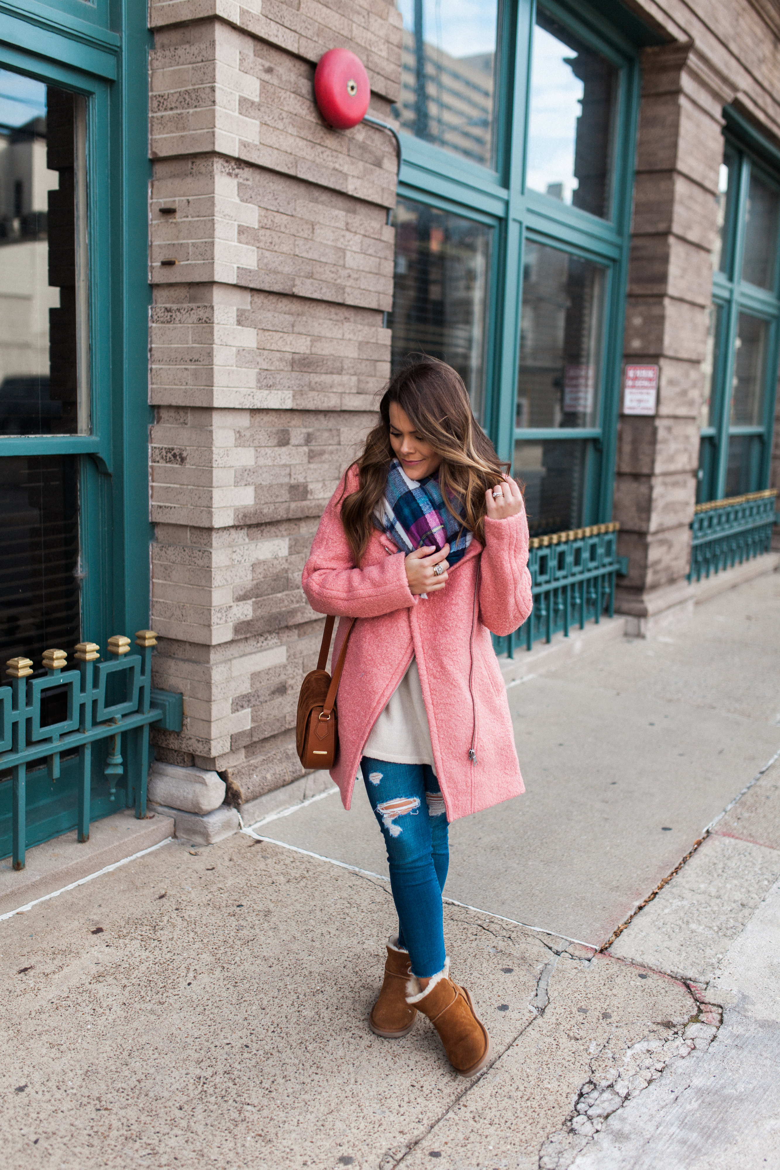 How to style a colorful coat 