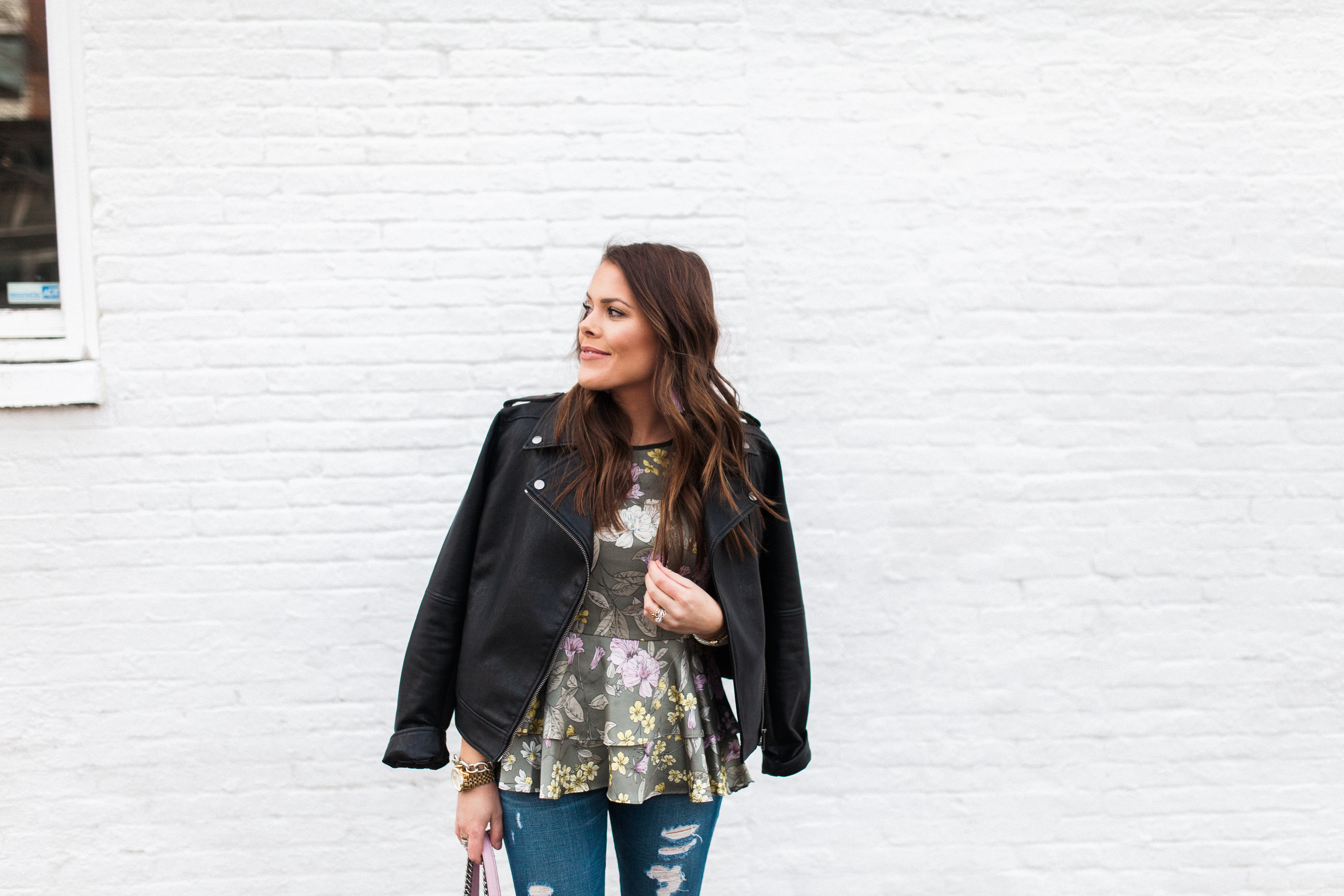 How to Wear a Leather Jacket for Spring 