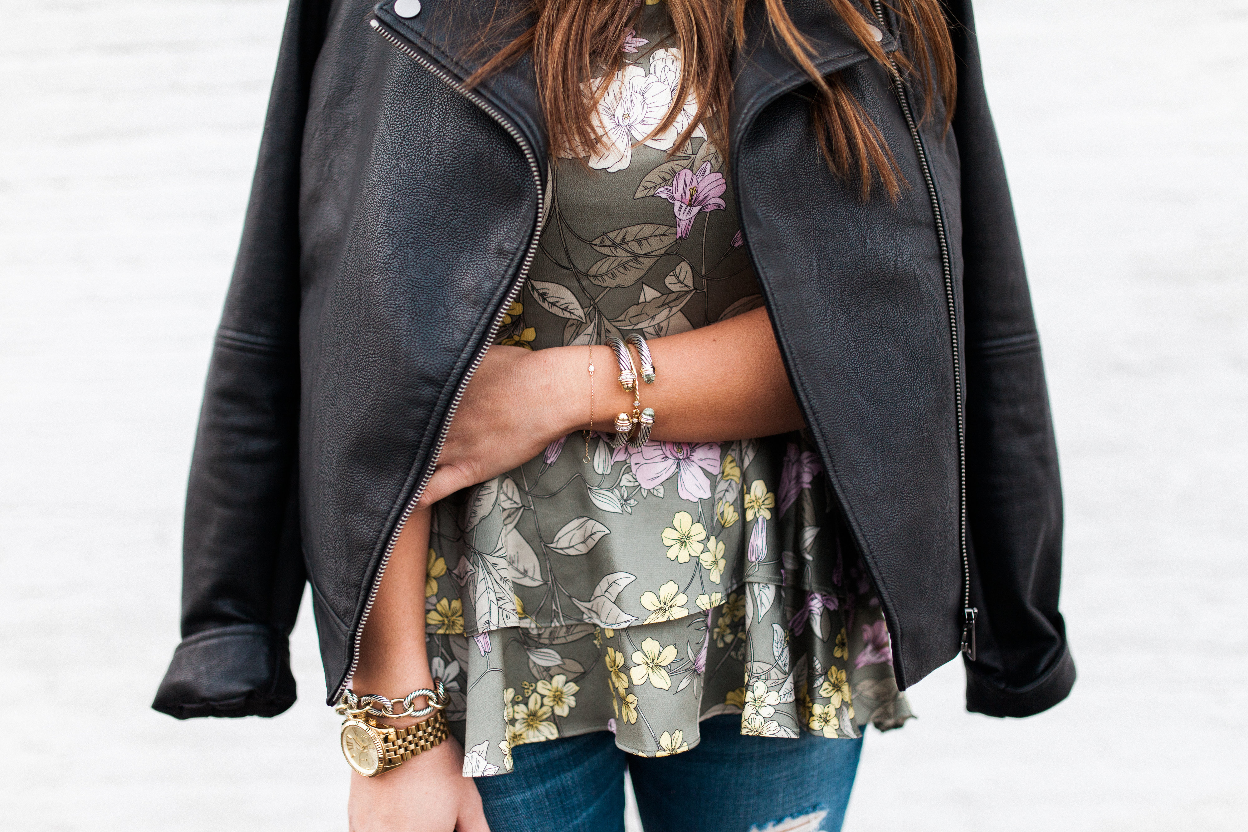 How to Wear a Leather Jacket for Spring 