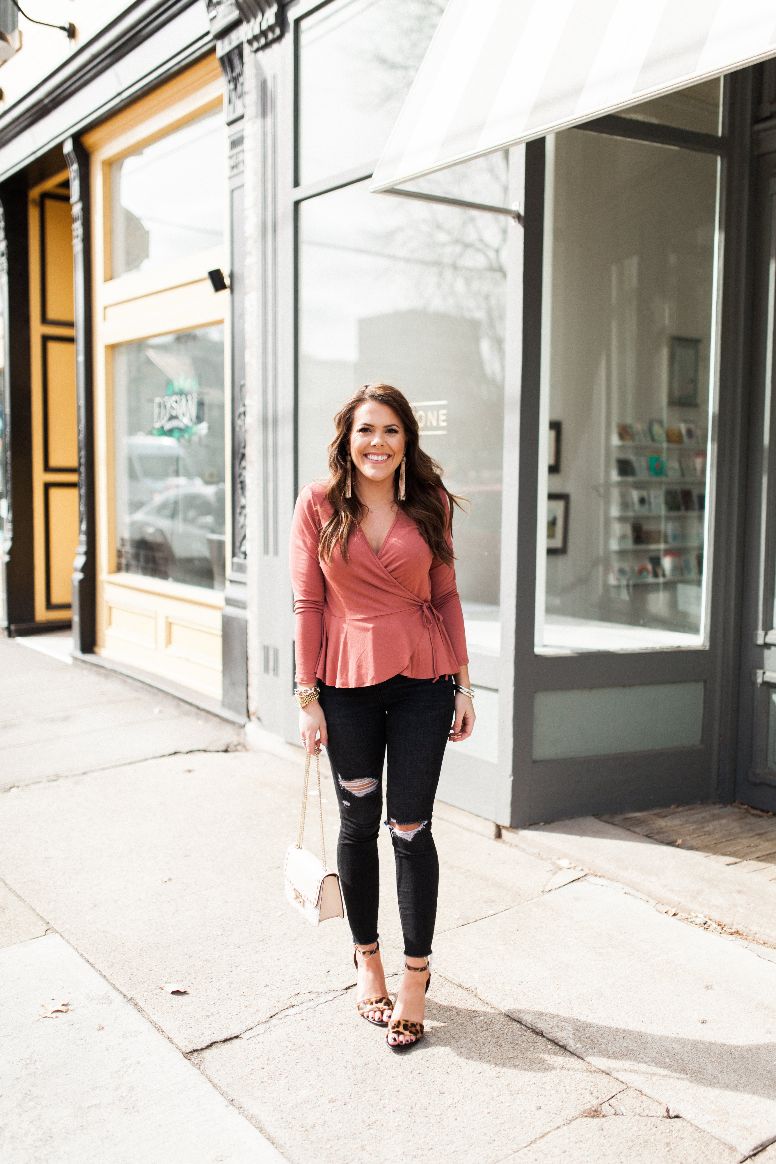 Valentines casual store outfit