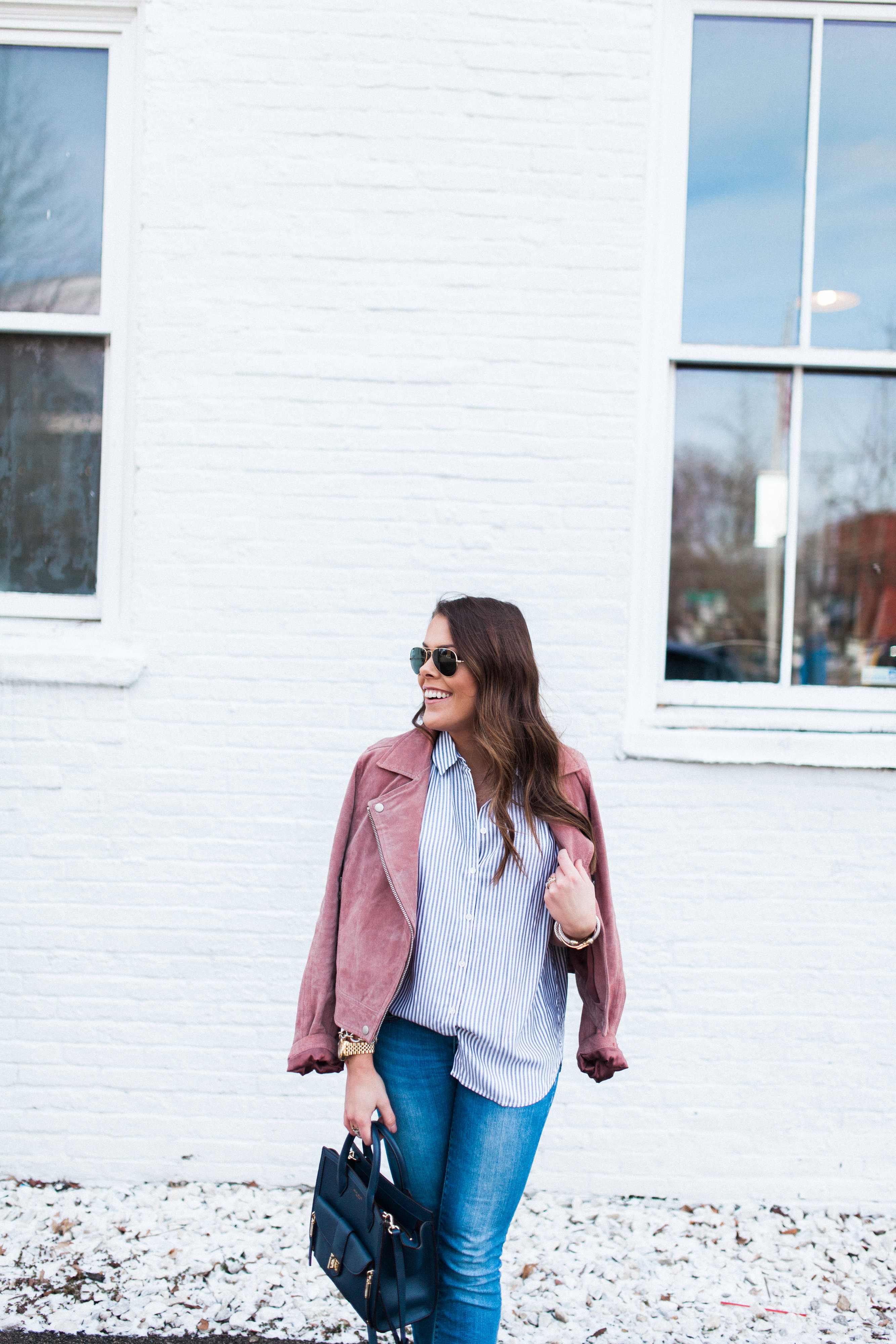 Spring Weekend Style / How to wear a suede jacket 