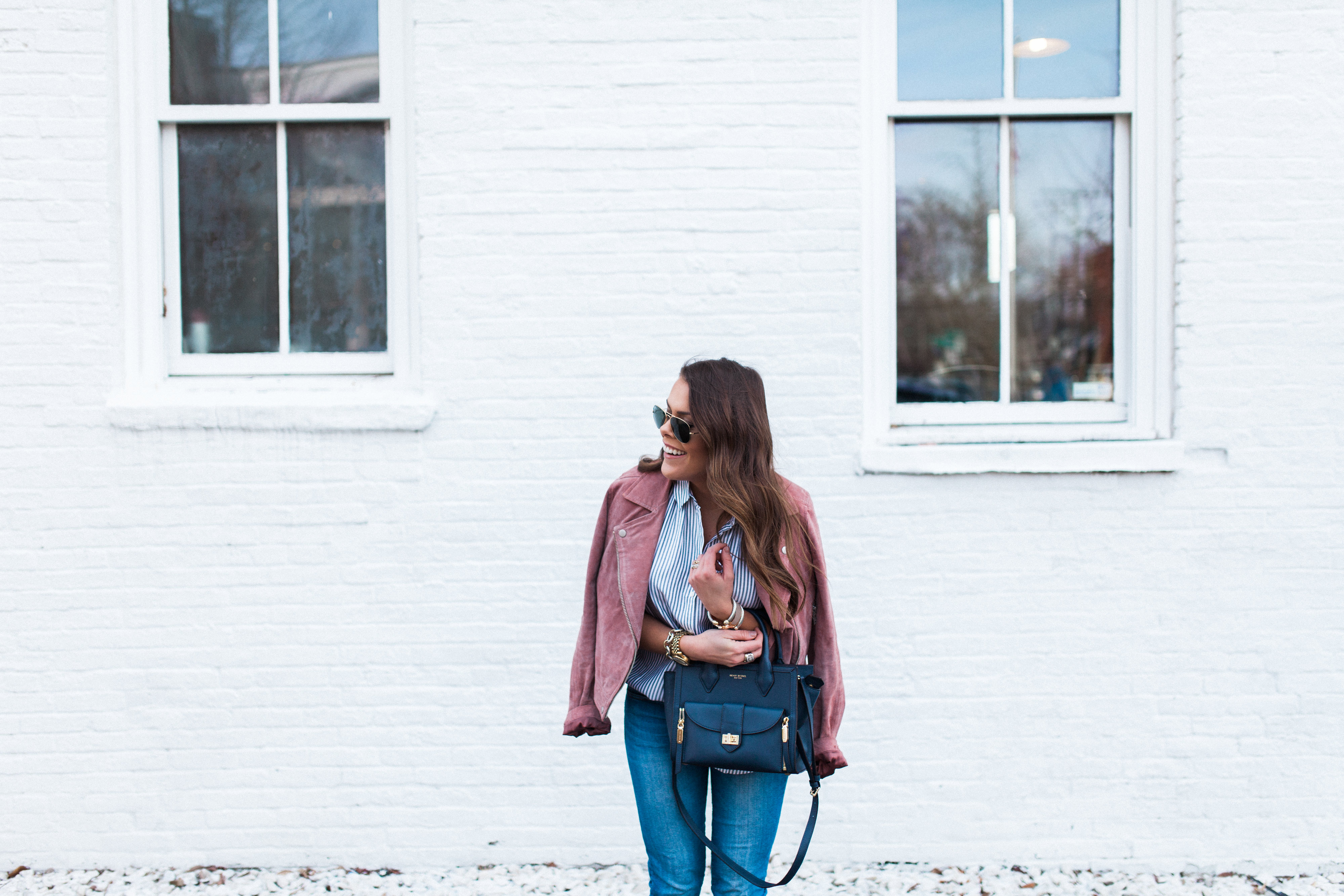 Spring Weekend Style / How to wear a suede jacket 