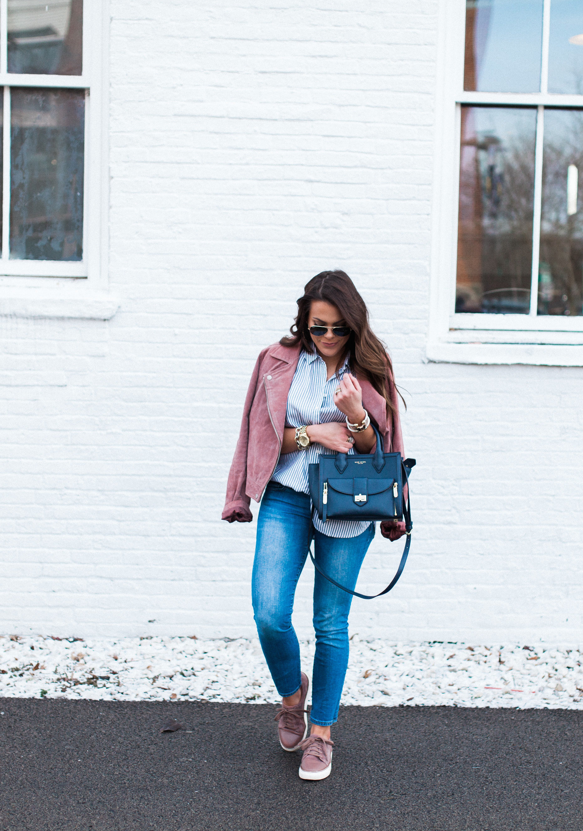 Spring Weekend Style / How to wear a suede jacket 