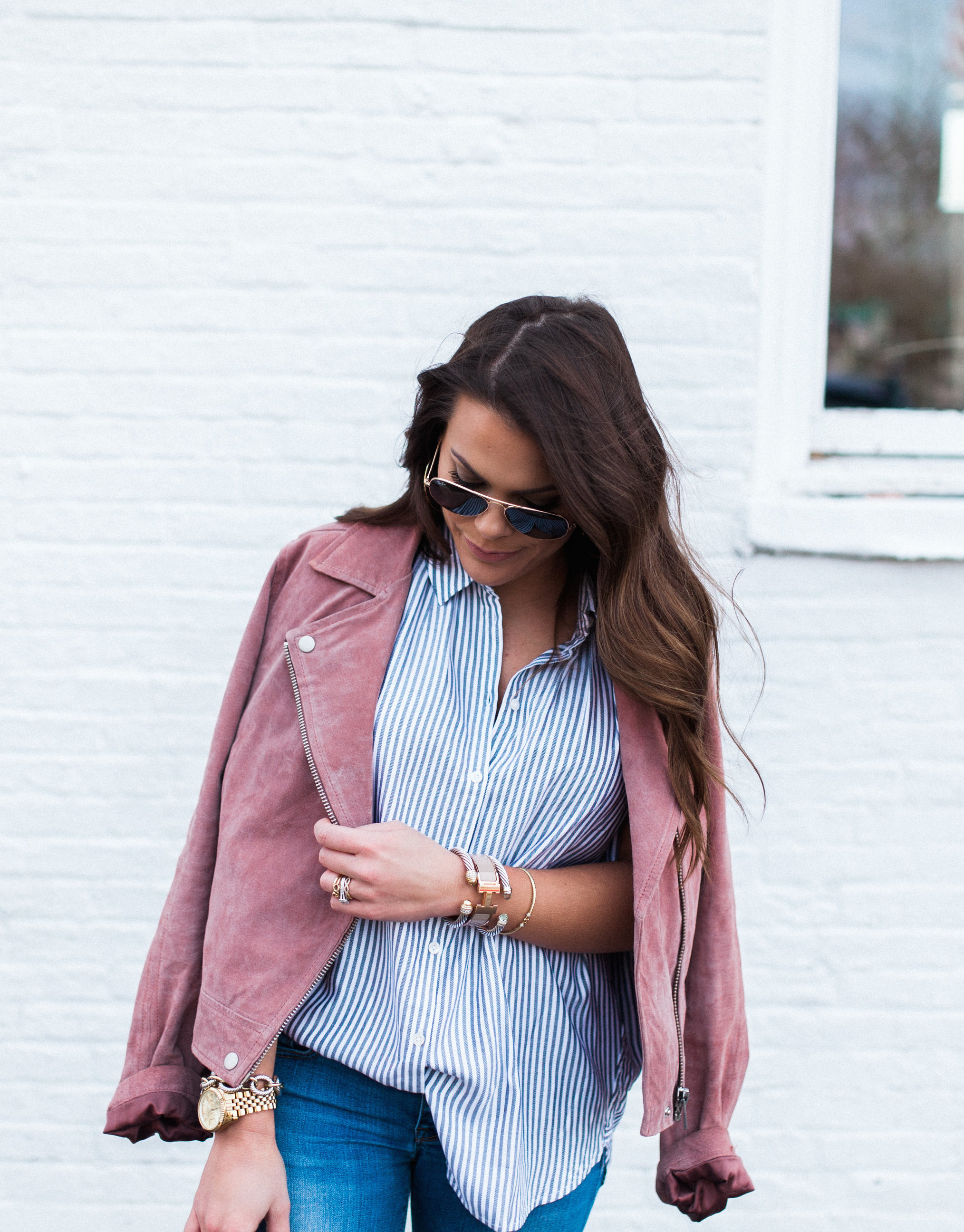 Spring Weekend Style / How to wear a suede jacket 