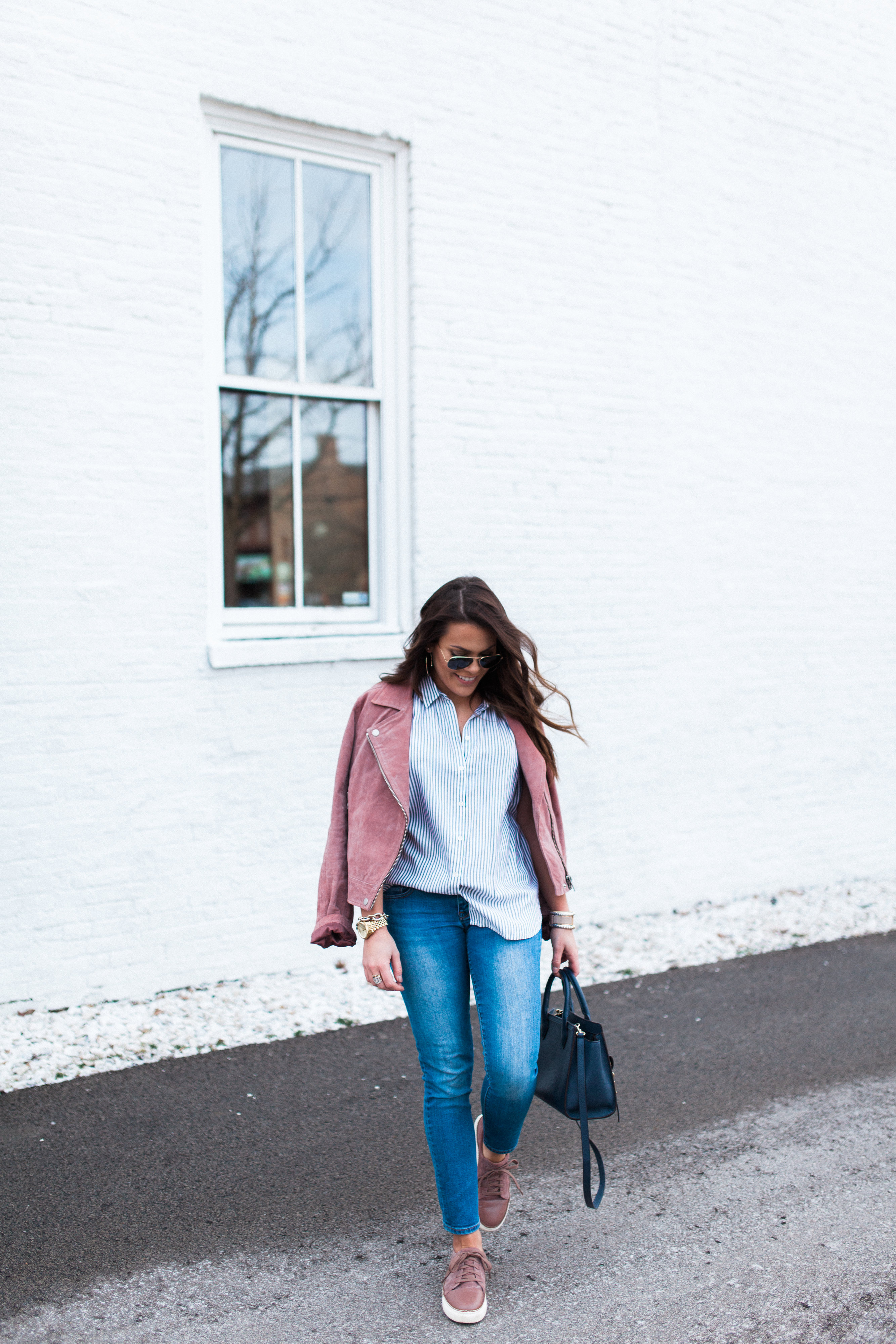 Spring Weekend Style / How to wear a suede jacket 